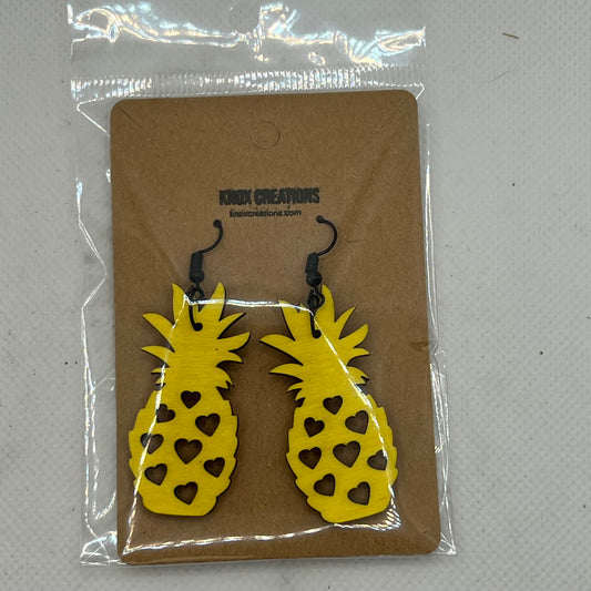 Heart Pineapple Earrings