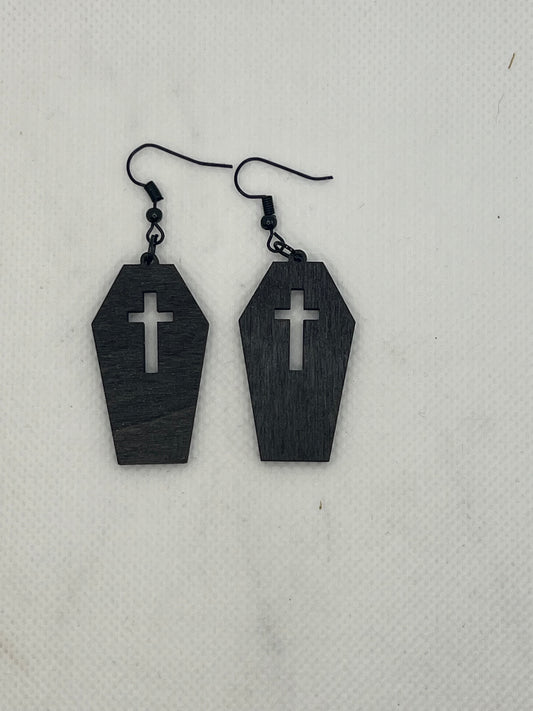 Casket Earrings