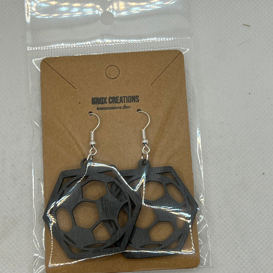 Soccer Ball Earrings