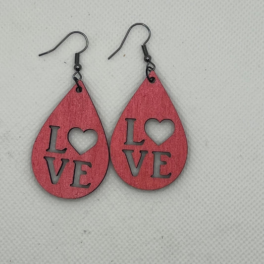 Love Teardrop Earrings