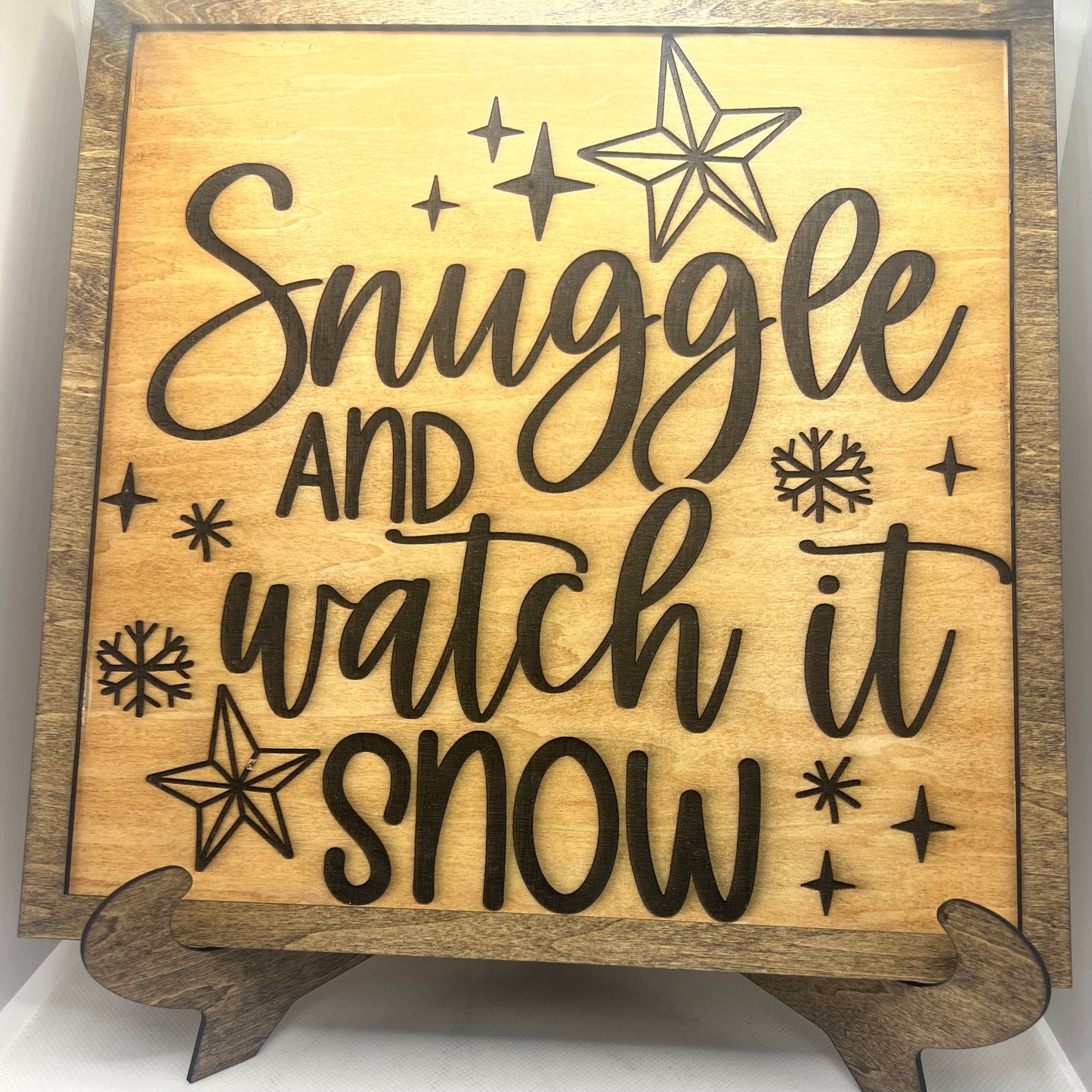 Snuggle and Watch it Snow Sign