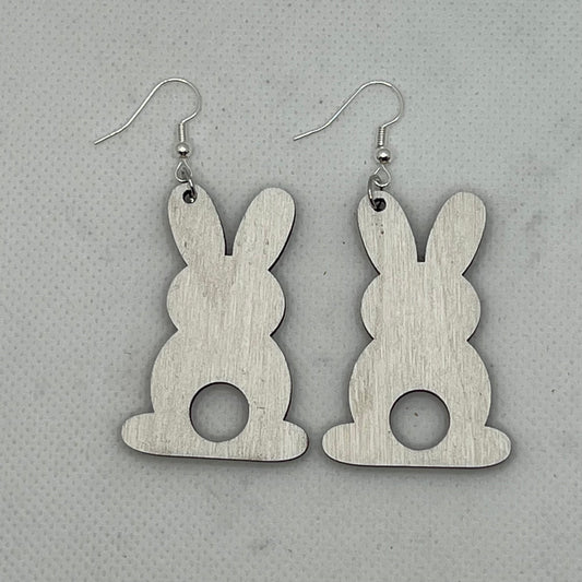 Bunny Outline Earrings