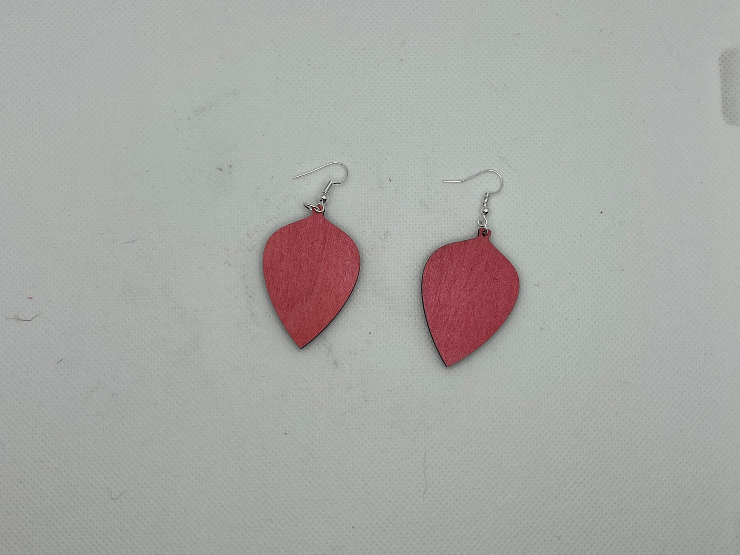 Red Christmas Tree Bulb Earrings