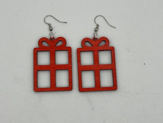 Red Presents Earrings